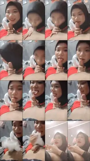 Bokep Hijab Binal Sepong Kontol Pacar